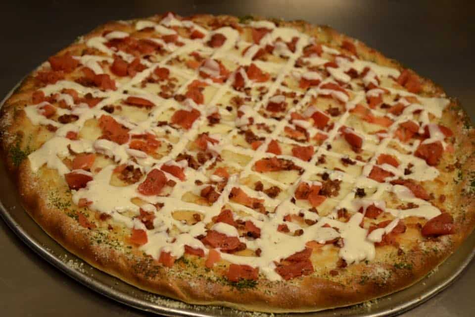 bacon ranch pizza